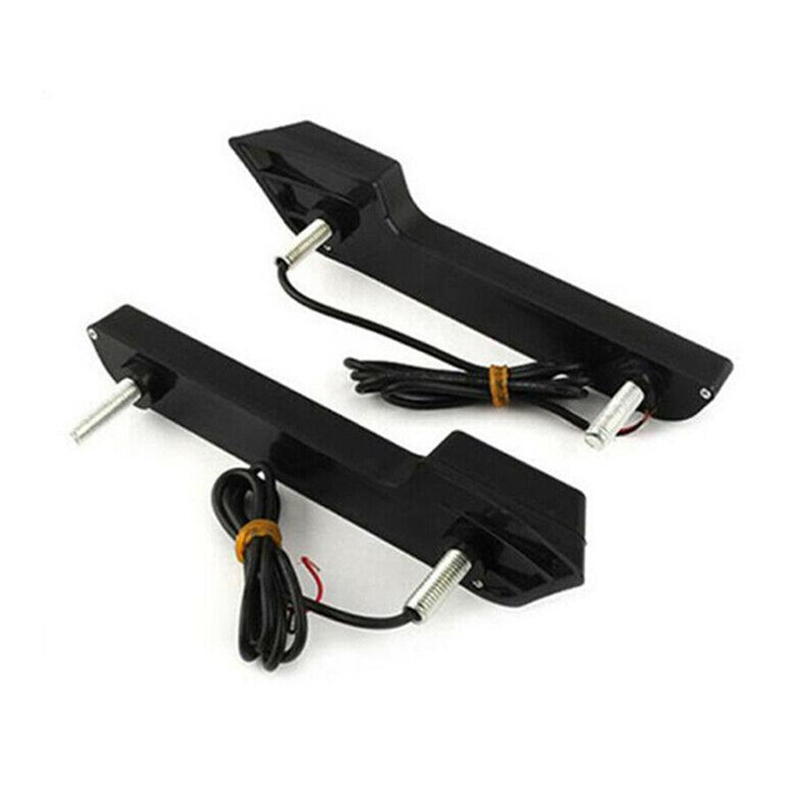 2X L formet 6LED Super White 12V Vanntett Kjøretåkelys Lampe Biltilbehør