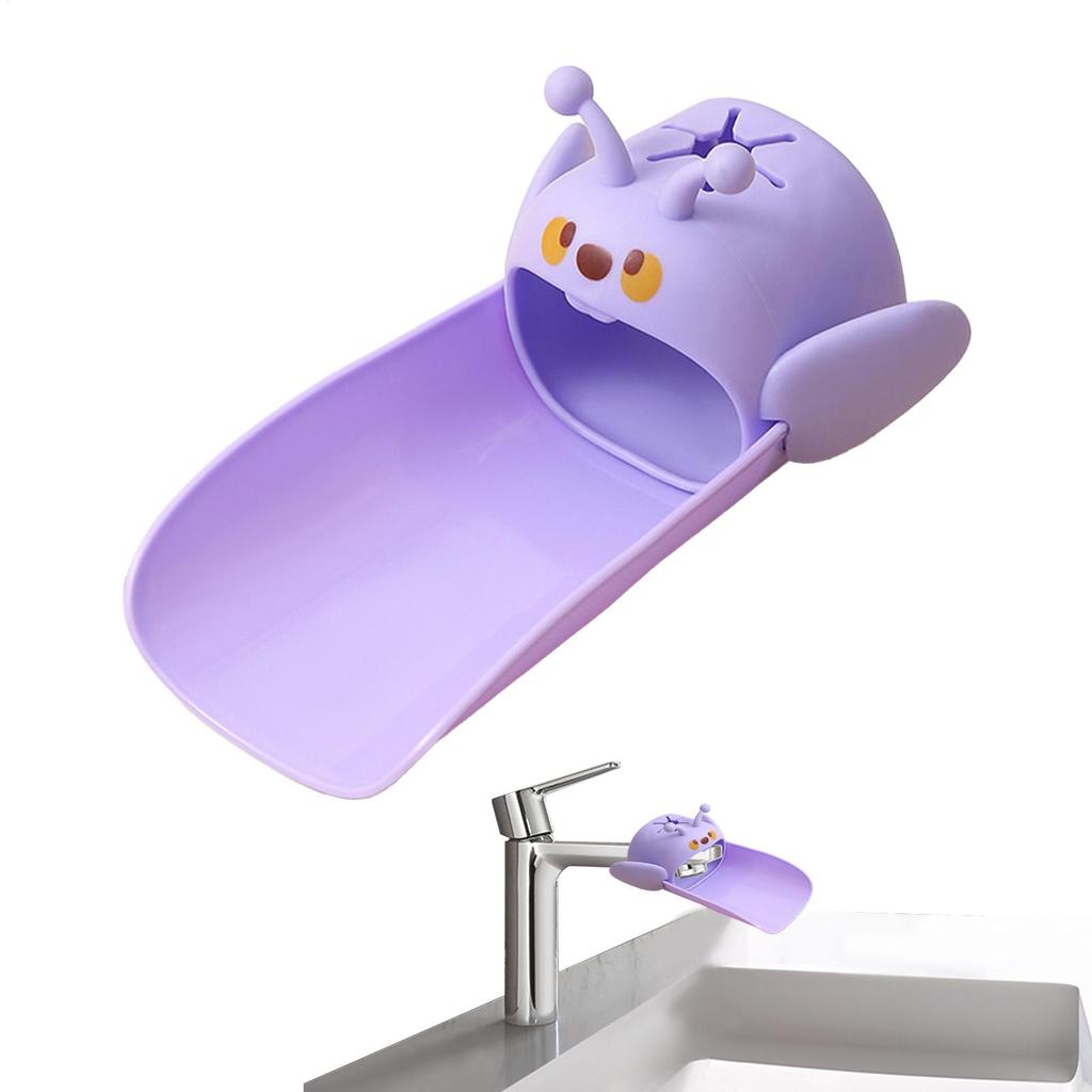 Splash-proof Kids Sink Extender Kids Faucet Extending With Cute Bee Design Bathroom Sink Faucet Extension For Bathroom Sink