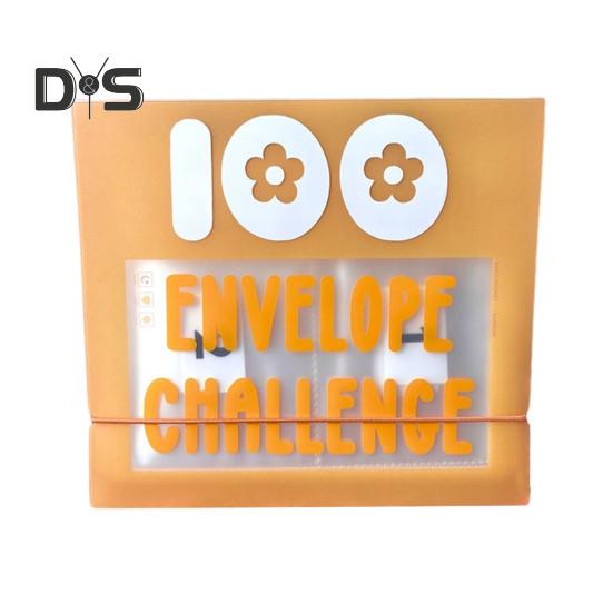 

1/4 шт. 100 конвертов, папка для экономии денег, папка для наполнения деньгами, планировщик бюджета, книга для экономии денег, чтобы сэкономить 5050 долларов США жёлтый