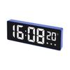 Modern Minimalist Led Digital Alarm Clock With Calendar And Temperature For Bedroom Or Office Use