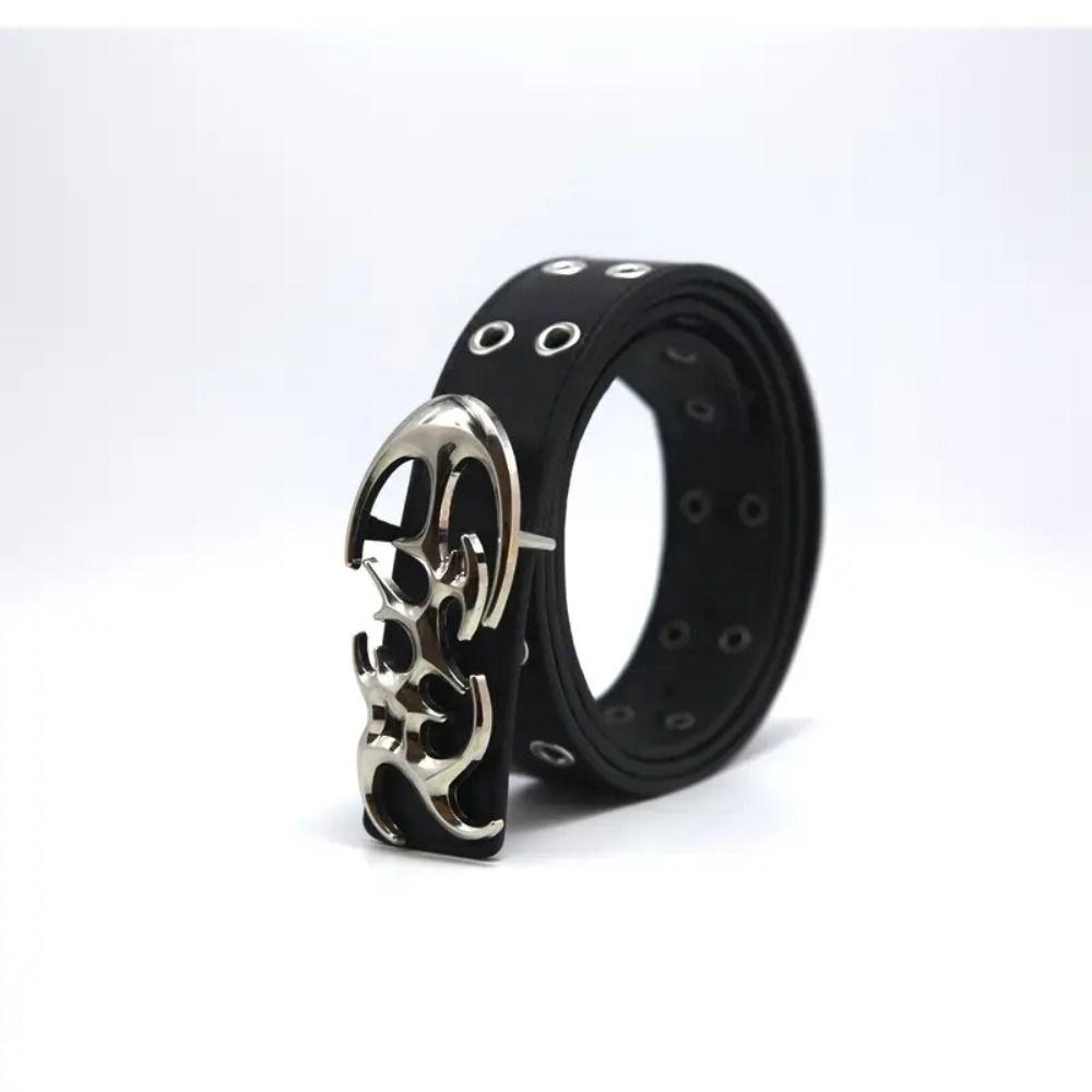 

Hollow Buckle Belt PU Leather Waist Strap New Waistband Decor Accessories