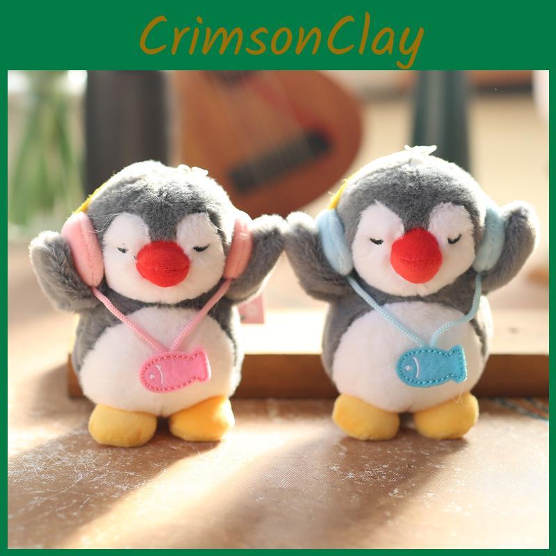 Penguin Adorable Stuffed Toy Plush Keychain Backpack Accessory Gift Kids