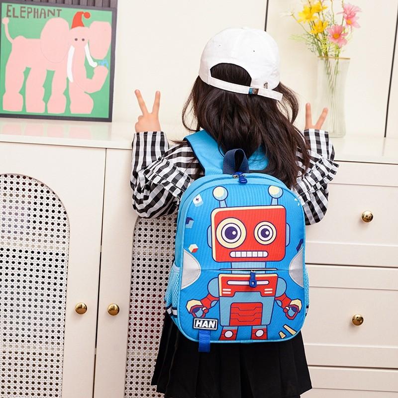 Trendy Cute Double Shoulder Backpack For Preschool Children Featuring Anime Designs