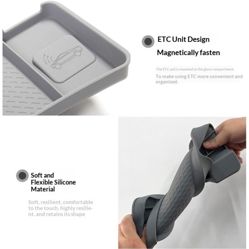 For Tesla Model Y Juniper MYL Model 3 Highland Rear Screen Storage Box Organizer Dashboard Bracket Tissue Box Tray Accessories
