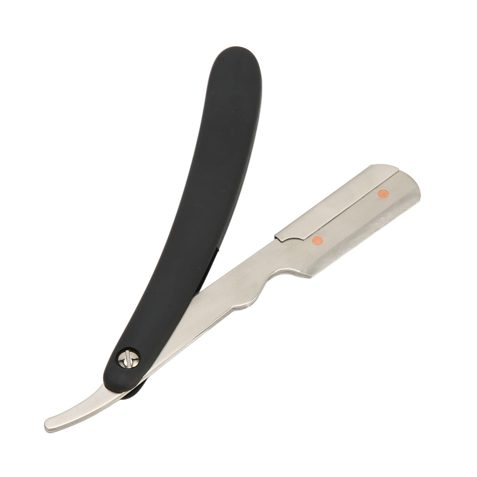 

Держатель лезвия для бороды Профессиональный складной держатель лезвия из нержавеющей стали для точной бороды бровей