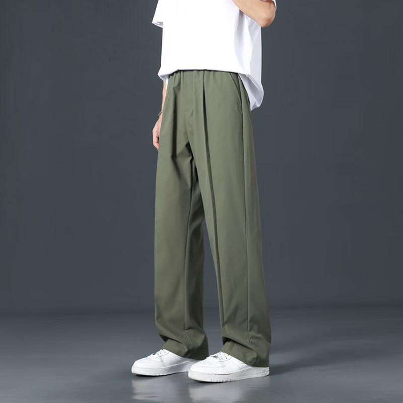 Men's Ice Silk Loose Casual Plus Size Pants