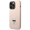 Karl Lagerfeld Klhcp14Xslctpi Iphone 14 Pro Max 6,7 Hardcase Jasnoróżowy/Light Pink Silicone Choupette Body
