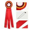 Second Place Rosette Ribbon Badge Exquisite Small   Medal Award