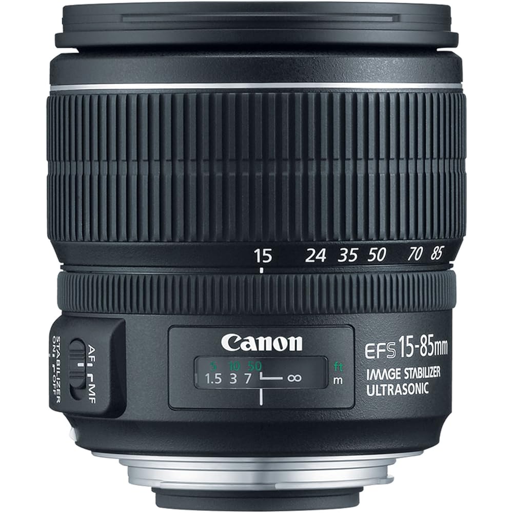 Canon Wide Angle Zoom Lens EF-S15-85mm F3.5-5.6 IS USM APS-C Compatible