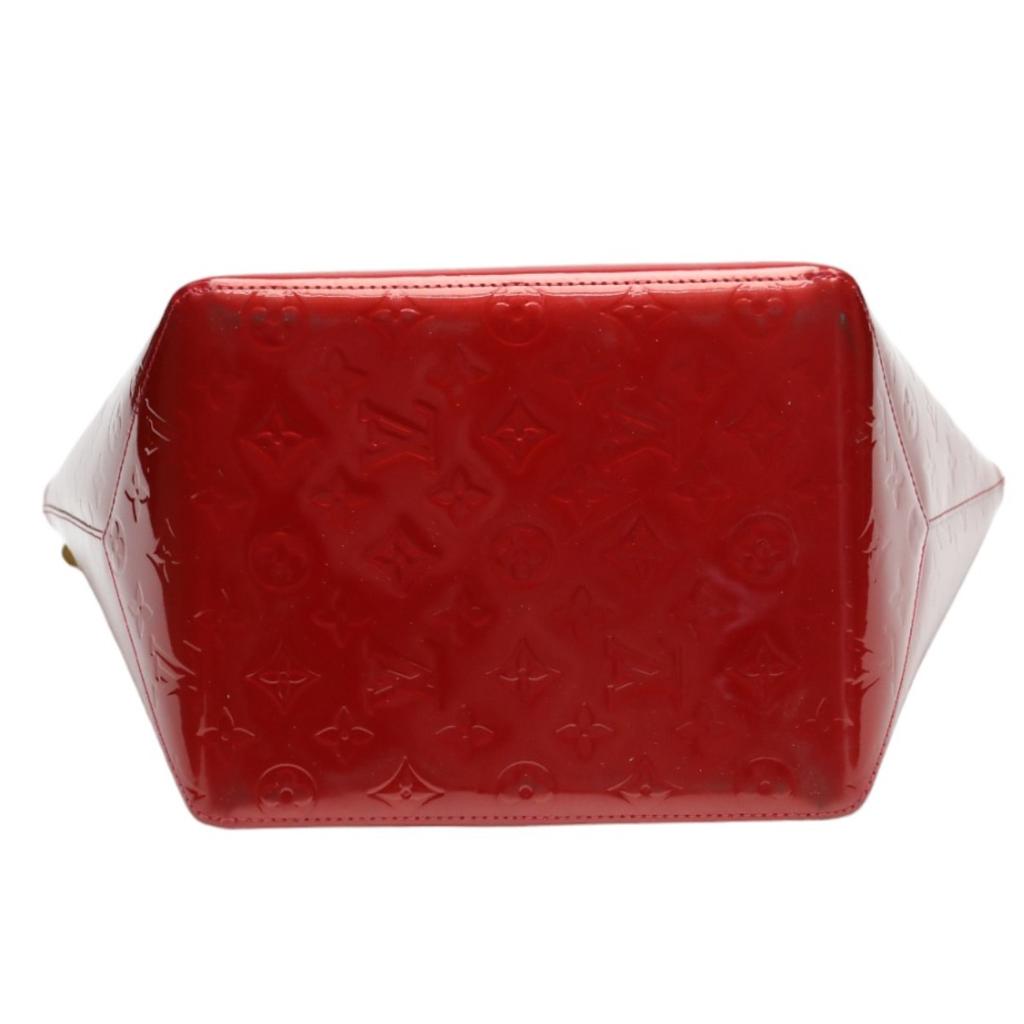 LOUIS VUITTON Vernis Belvee PM Handbag Vernis Pomdamul Women M93583 Used