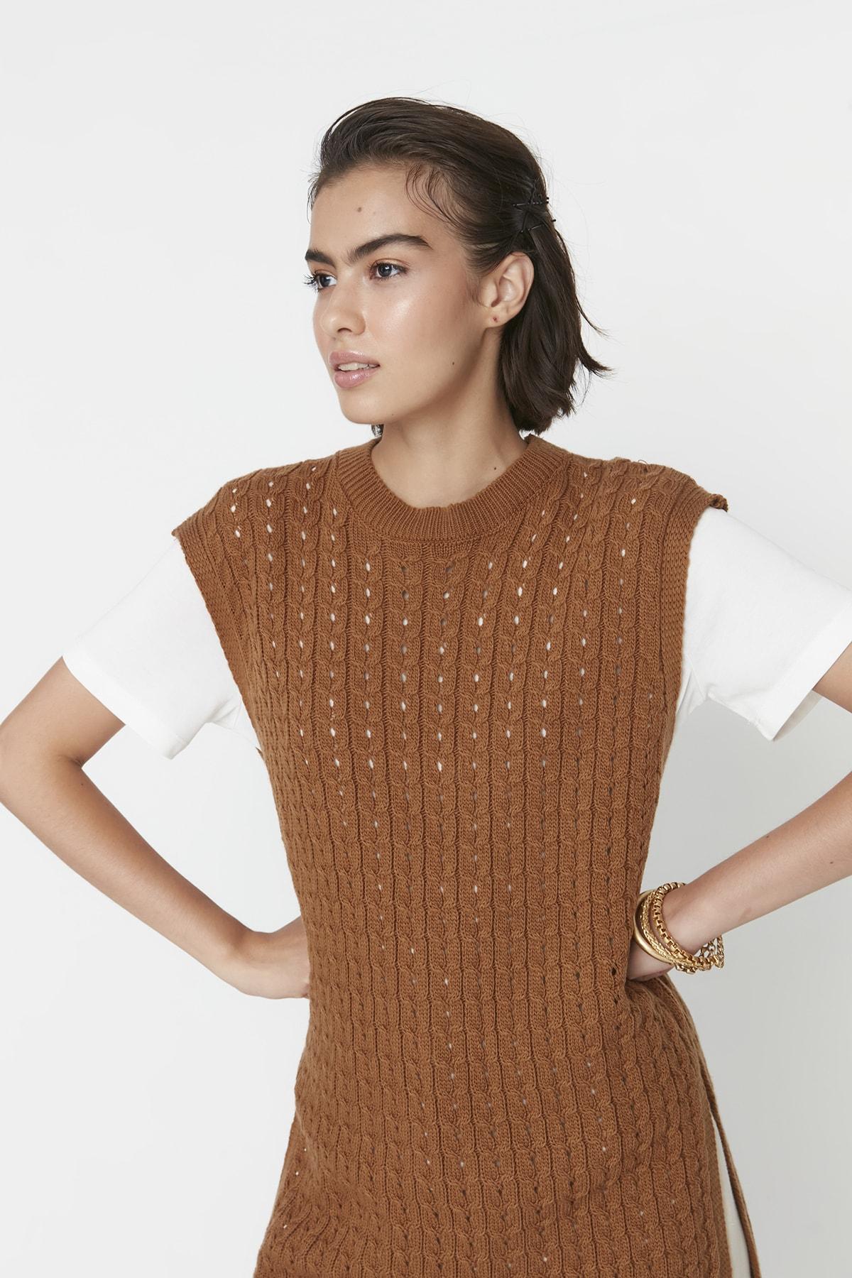 

Свитер Жилет - Синий - Стандартный крой