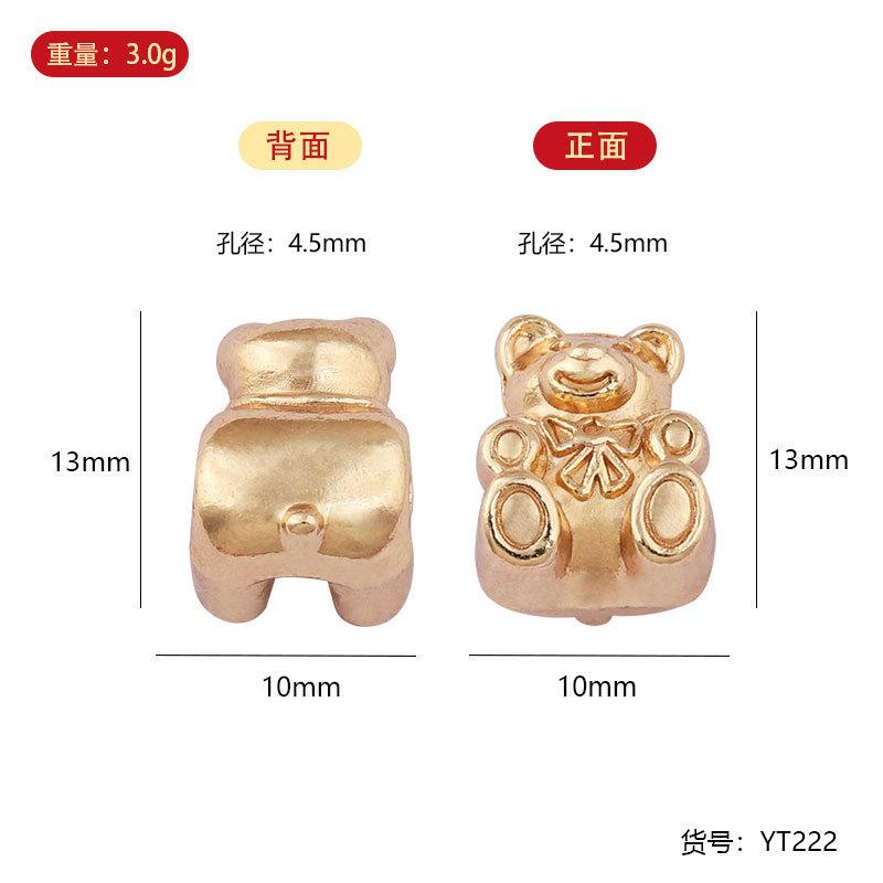 YT zinc alloy oil dripping small pendant, bracelet pendant, Christmas zinc alloy small size pendant