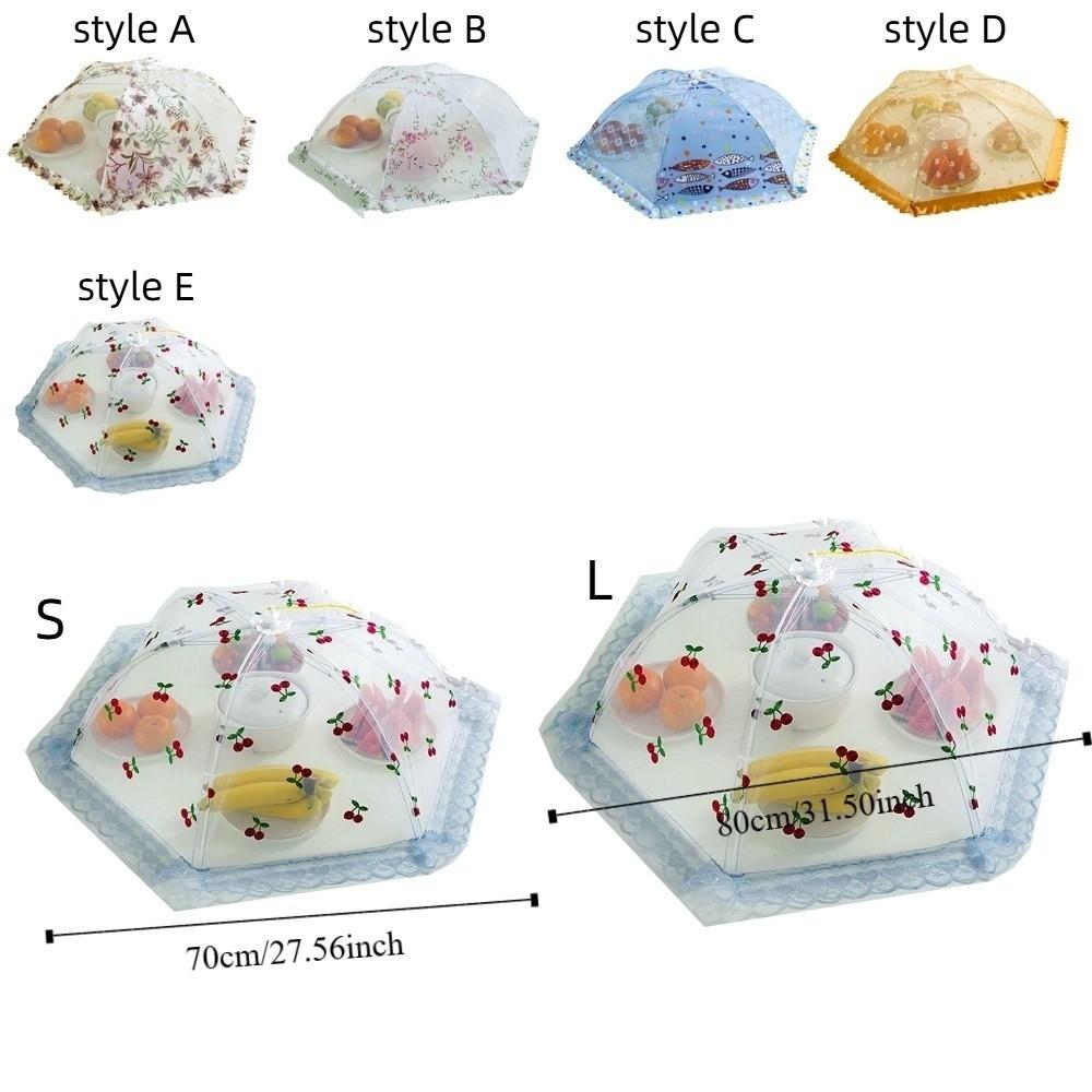Stylish Anti Mosquito Food Cover Lace Design Meal Cover Cooking Tools Umbrella Style Cover  Kitchen