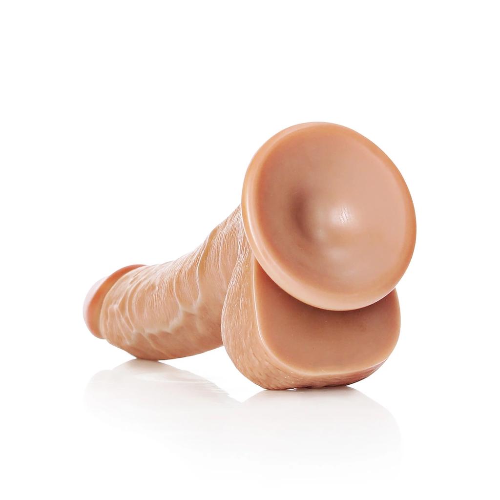 RealRock - Straight Realistic Dildo with Testicles and Suction Cup 20.5 Cm