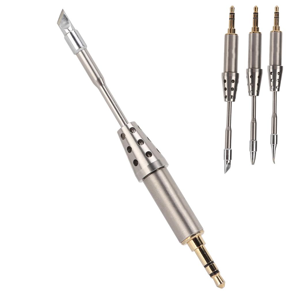 Soldering Head 300℃-360℃ Solder Iron Tip Internal Heating Aluminum Alloy for TS80 Model for Electric Welding for Industry