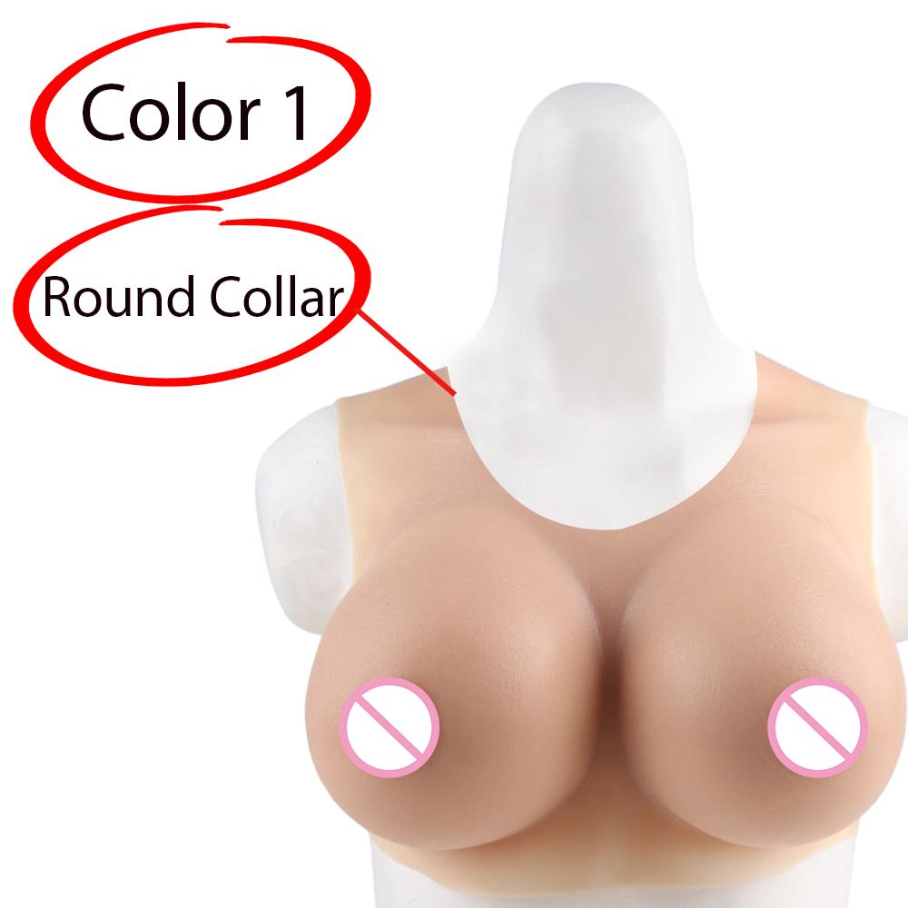 Tgirl Realistic Silicone Tits Fake Breast Forms False Boobs H Cup for Crossdresser Shemale Transgenders Transvestite Breastplate