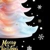 Christmas Colorful Tree Window Cling Removable Waterproof PVC Winter Merry Christmas Static Glass Sticker Holiday Party Decoration Decal