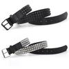 Fashion Rhinestone Rivet Belt Men&Women's Studded Belt Punk with Pin Buckle