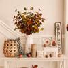 Artificial Fall Eucalyptus Leaves Greenery Stems - Realistic  Autumn Foliage for Thanksgiving Christmas Halloween Home Decor