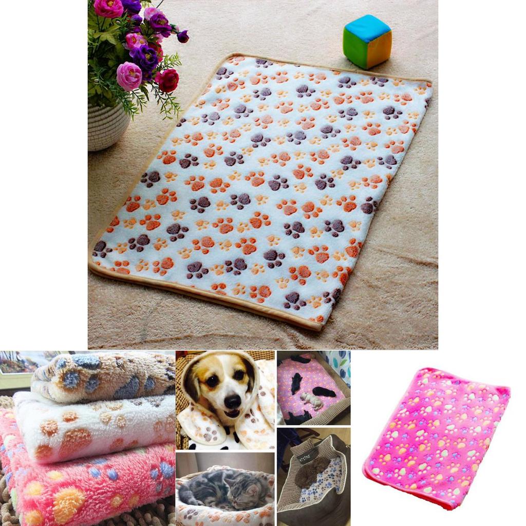 Cozy Plush Pet Blanket For Dogs Available In Multiple Colorful Designs And Sizes