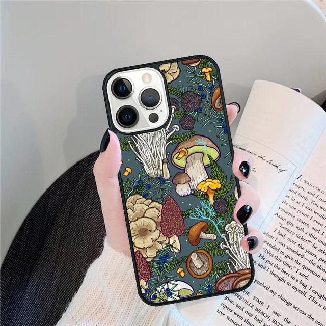 Mushroom Forest Coque Shell For iPhone 17 Air 15 16e 14 13 12 Pro Max 11 Pro Max Plus Phone Case Cover