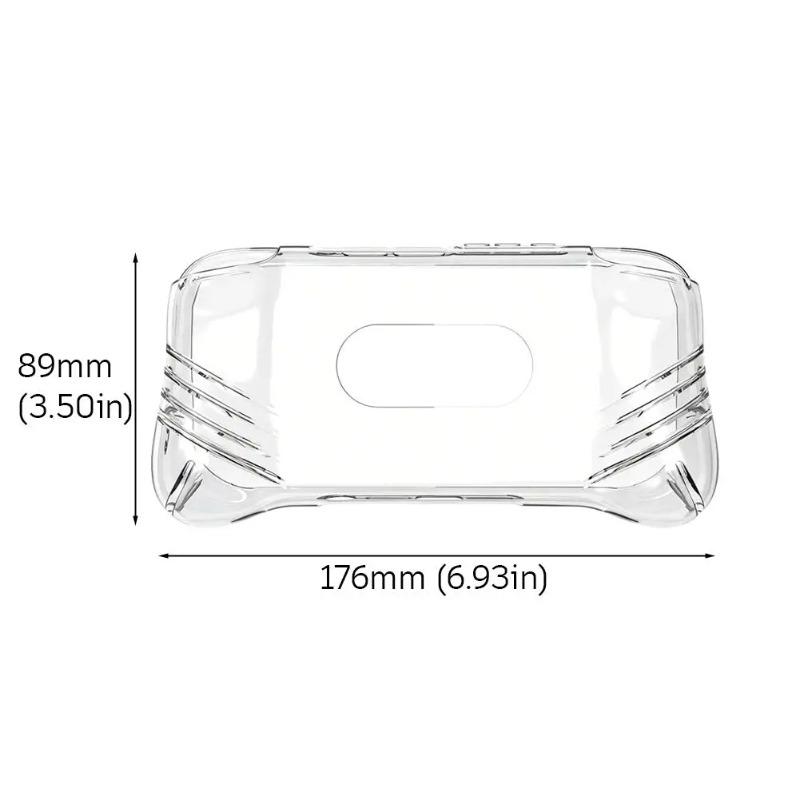 Transparent TPU Protective Case For MiniLoong Pocket 1 Handheld Game Console Ergonomic Grip Shell Protector Game Accessories