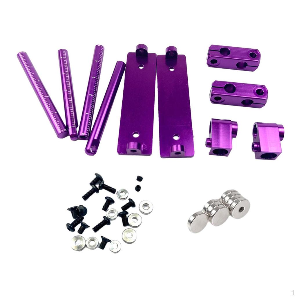 1/10 RC Adjustable Body Post Mount Kit Aluminum Alloy Parts for 416