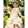 Girls' 3D Rose Floral Dress Long Sleeve Summer Spring Vacation Daily Holiday Princess Beautiful Sweet Kids 4-12 Years Casual Dress A Line Dress