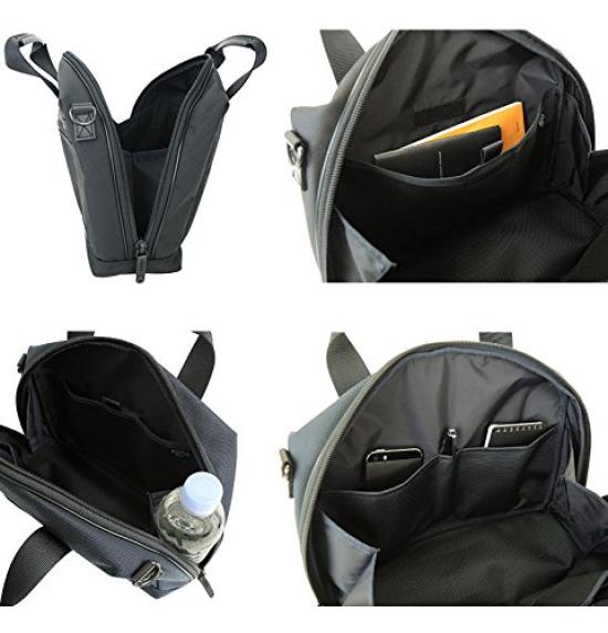 PORTER 2-Way Briefcase, Shoulder Bag, Business Bag [STAGE] 620-07574, Black