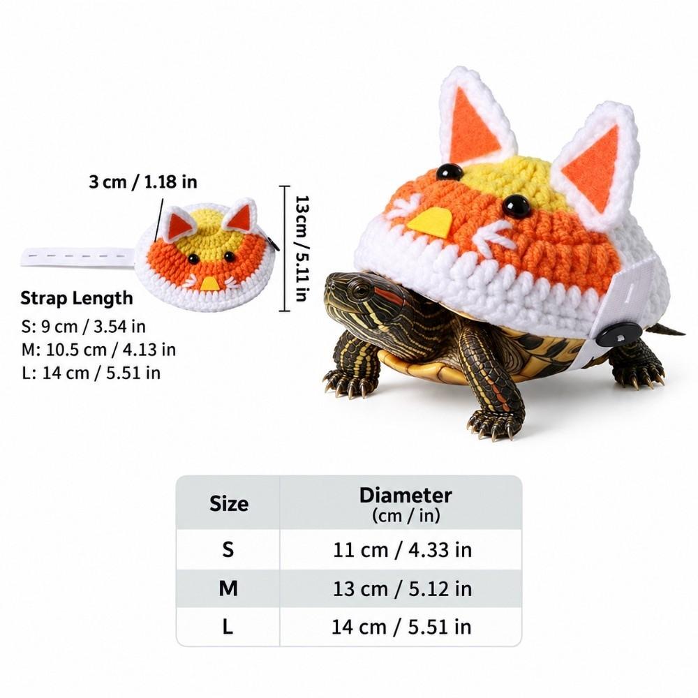 cartoon Knitted Turtle Clothes Lightweight Tortoise Accessory Brazilian Turtles