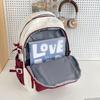 New Trend Fashion Backpack Contrast Color Campus Style School Bag Large Capacity Student Leisure Travel Backpack