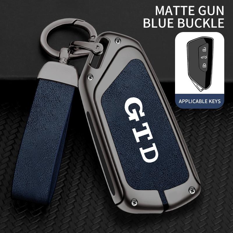 For VW VOLKSWAGEN 2026 New Zinc Alloy Car Key Cover Case Holder Shell Key Bag Protection For VW Volkswagen GTD GOLF 4 5 6 7 MK7