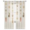 Osterhasen-Eier-Rettich-Tüllvorhänge für Wohnzimmer, Schlafzimmer, Voile, transparenter Vorhang, Fenster, Heimdekoration, Vorhänge