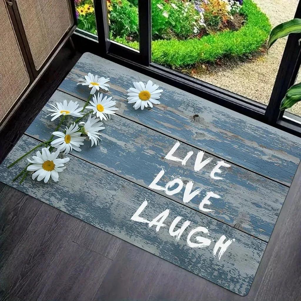 1PC Van Gogh painting Kitchen Rugs Non-Slip Door Mats Pop design Living room Rugs Bath Mat Carpet for Home Sink Laundry Decor