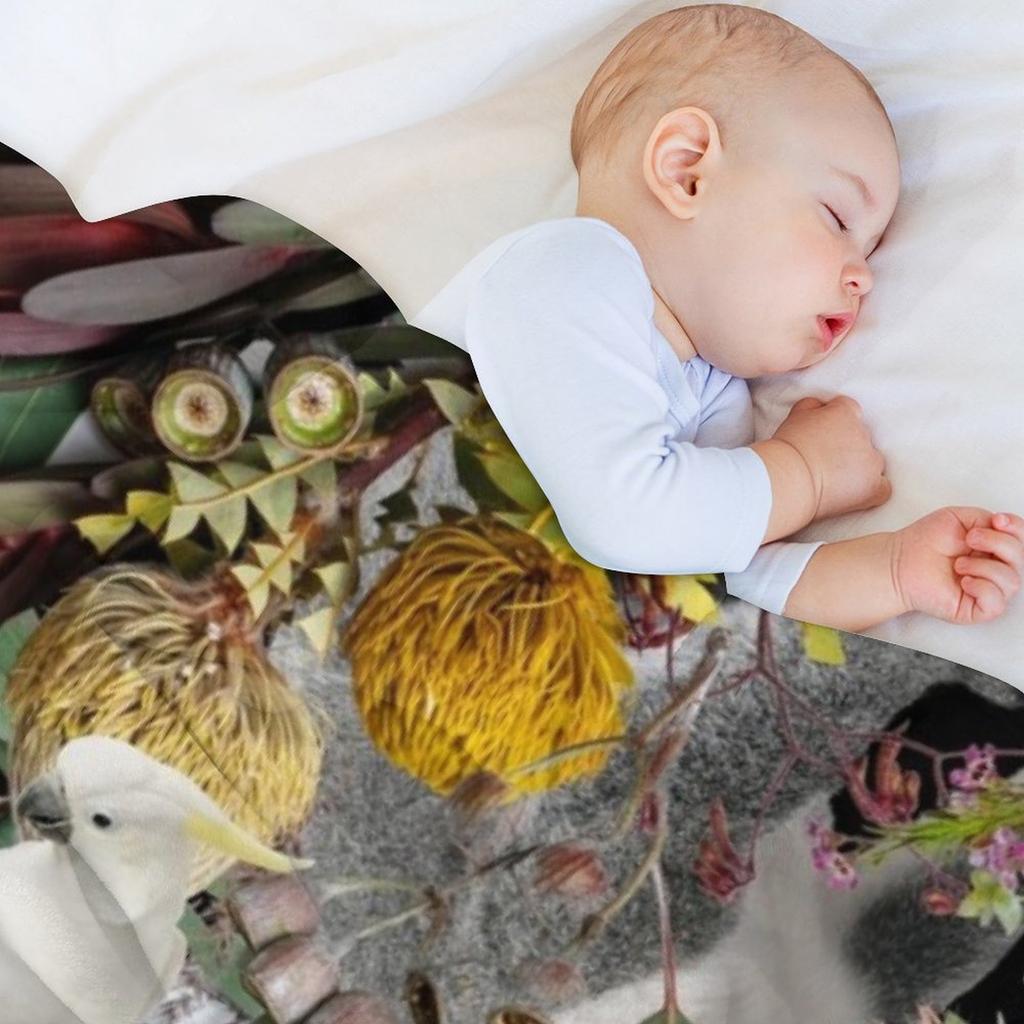 Australian Natives Throw Blanket Luxury Thicken Winter beds Plush cosplay anime Blankets