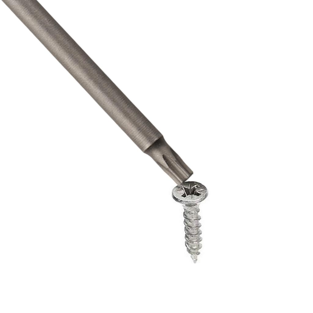 4 Stück 100 mm Lange Schraubendreher-Bits Set Für Torx Sechskant Kreuz Schlitzspitze 1/4 Zoll Sechskant Elektro-Schraubendreher-Bits