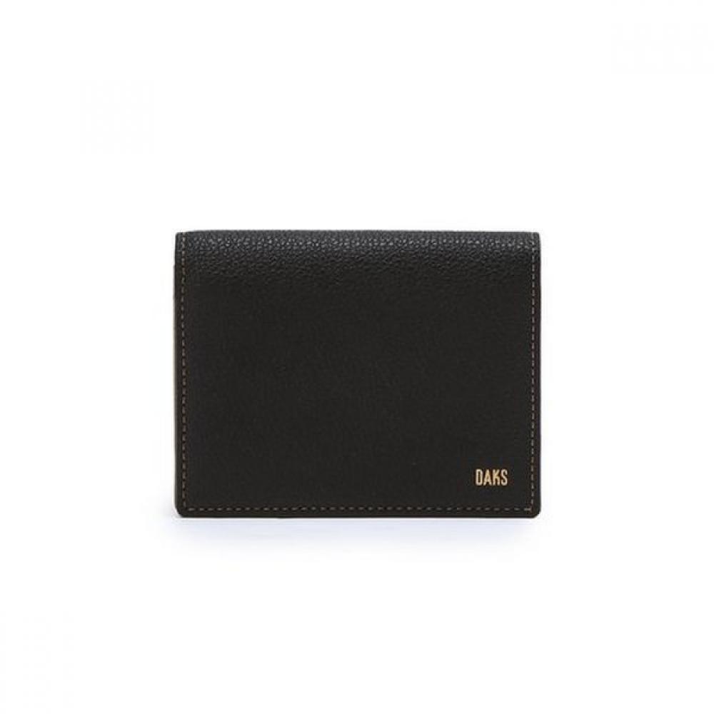 Daks Black Brown Combi Business Card Wallet Dbho4e701bk