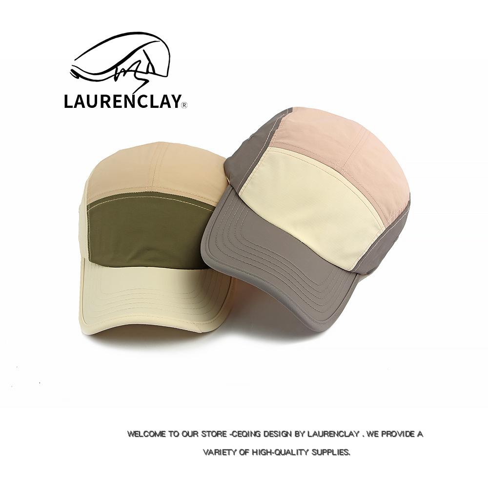 Popular Cool and Quick-drying Sports Baseball Cap Men's Multi-color Splicing Outdoor Camping Cap Adjustable Cap Women