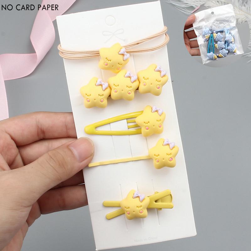 6pcs Chica Linda Estrella De Dibujos Animados Horquilla De 3 6pcs Chica Linda Estrella De Dibujos Animados Horquilla De 3