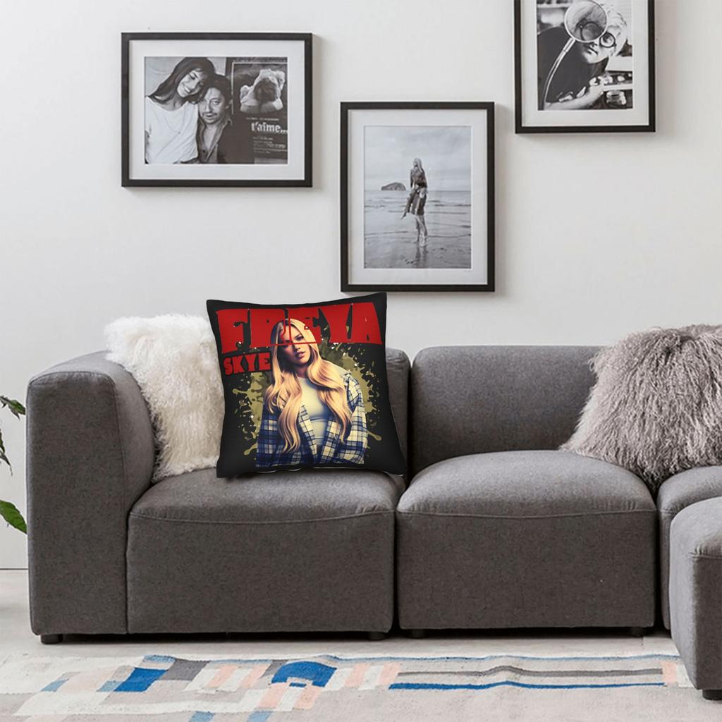 Pillow Case S-Freyas Skye Uk Singer Stars Align Concert Soft Pillow Cover For Sofa Bedroom Home Decor Morden Pillowcases