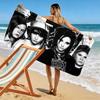 Tokio Hotel Print Beach Towel, Large Soft Quick Dry Towel for Beach Camping Swimming
