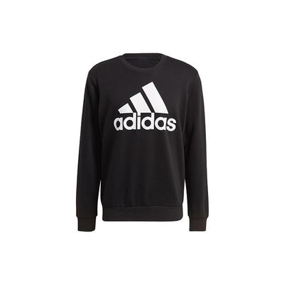 Logo Print Sport Crew Neck Sweatshirt Men Tops Black GK9076
