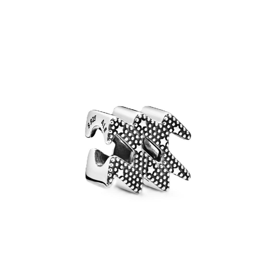 Pandora Sparkling Aquarius Zodiac Charm With Clear Cubic Zirconia P-798415C01 For Women