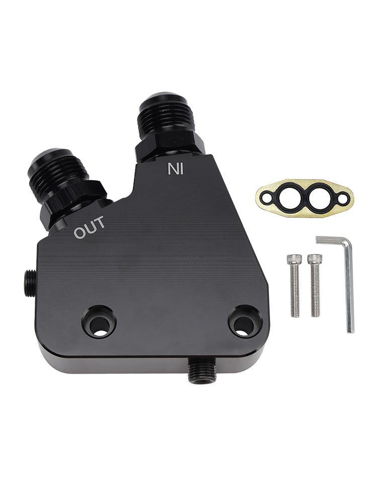 Engine Oil Cooler Adapter Kit For Corvette GM LS LS1 LS2 LS3 LS6 05-19 (5-Pack)