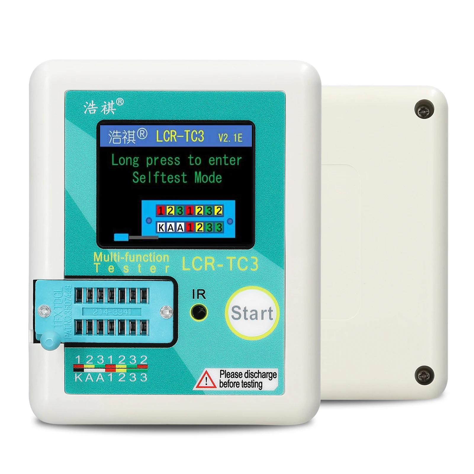 

LCR-TC3 Тестер транзисторів Стабілітрон Тестер TFT Регулятор напруги Діод NPN PNP Біполярний транзистор Резистор Потенціометр