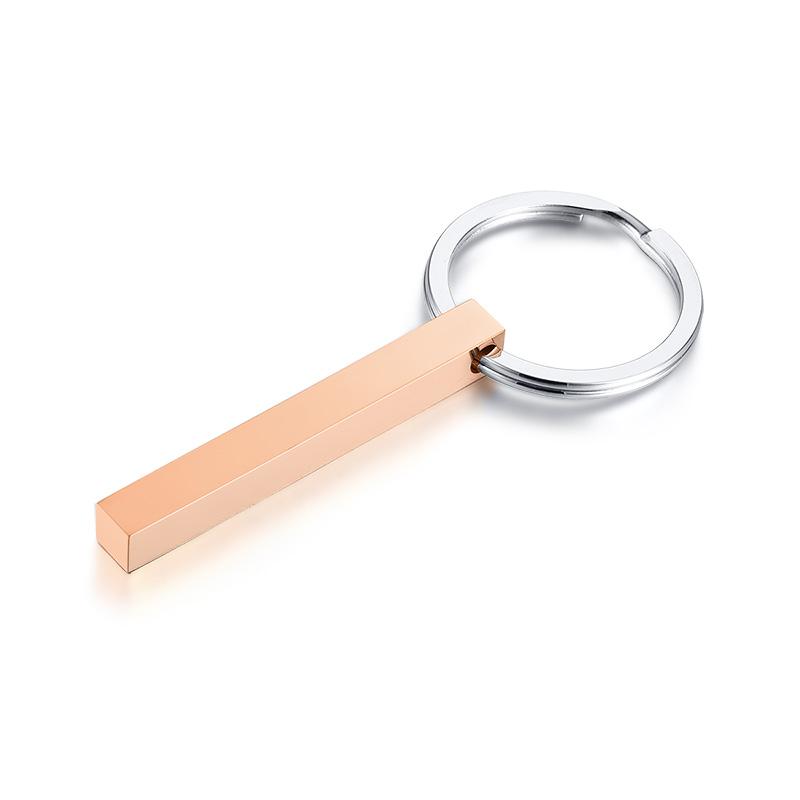 Custom Lange Verticale Staaf Ketting voor Vrouwen Mannen Graveer Gepersonaliseerde Naam Initiaal Hanger Roestvrij Staal Inspiratie Cadeaus