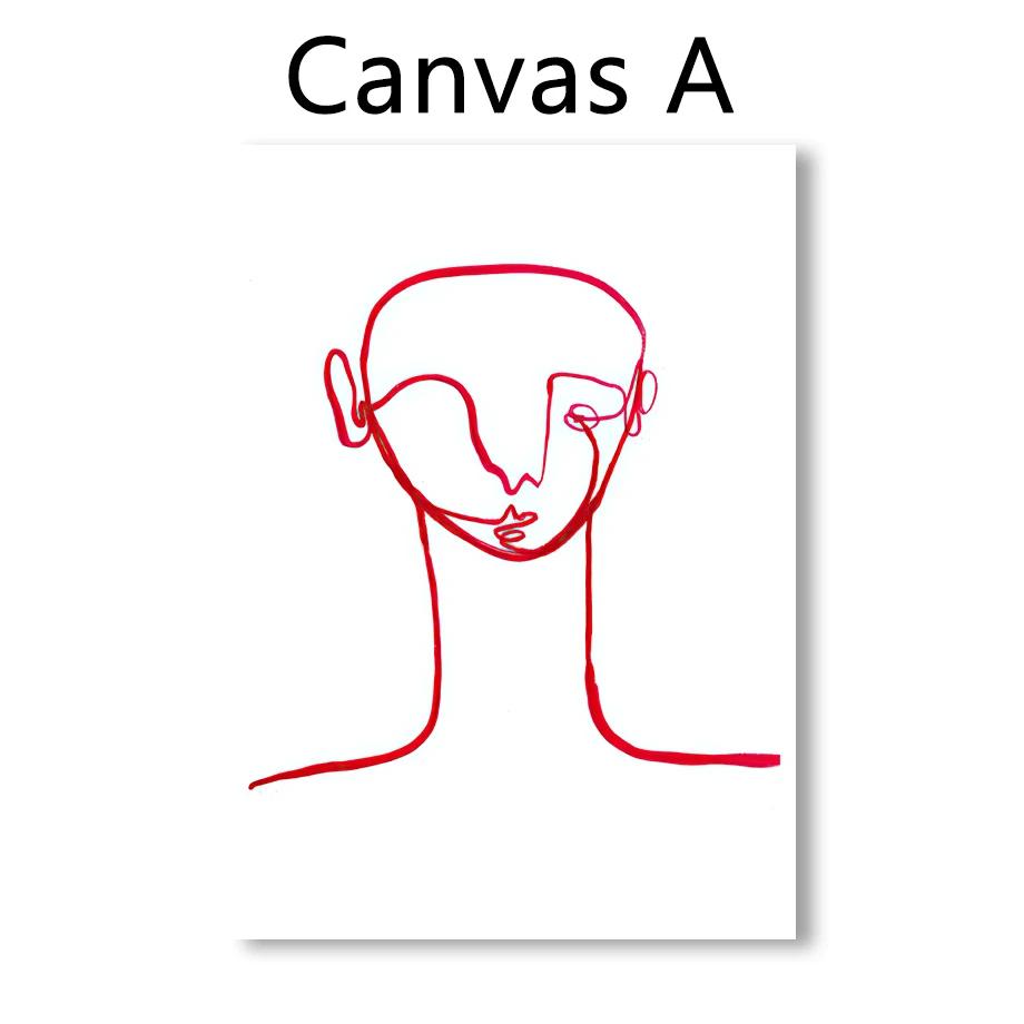 

Устрицы абстрактные линии девушка лицо тело минималистский современное искусство настенные постеры принты домашние фотографии гостиная скандинавский декор художников 21x30cm No Framed