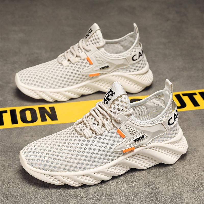 Neue Mode Herren Frühling und Sommer Low Top Bequeme Schuhe Atmungsaktive Freizeitsneaker