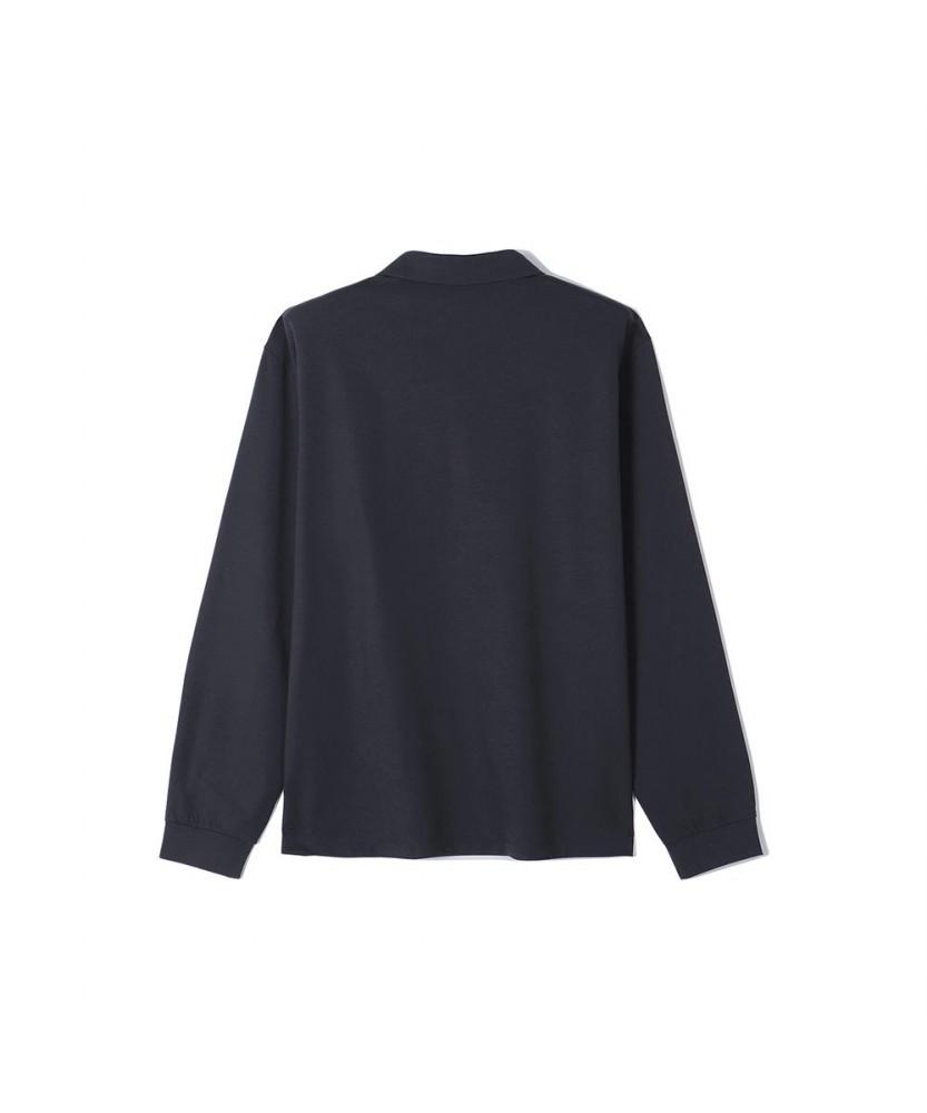 NOTIG Silk Blend T-Shirt Navy_Olp1T1Tl103N1