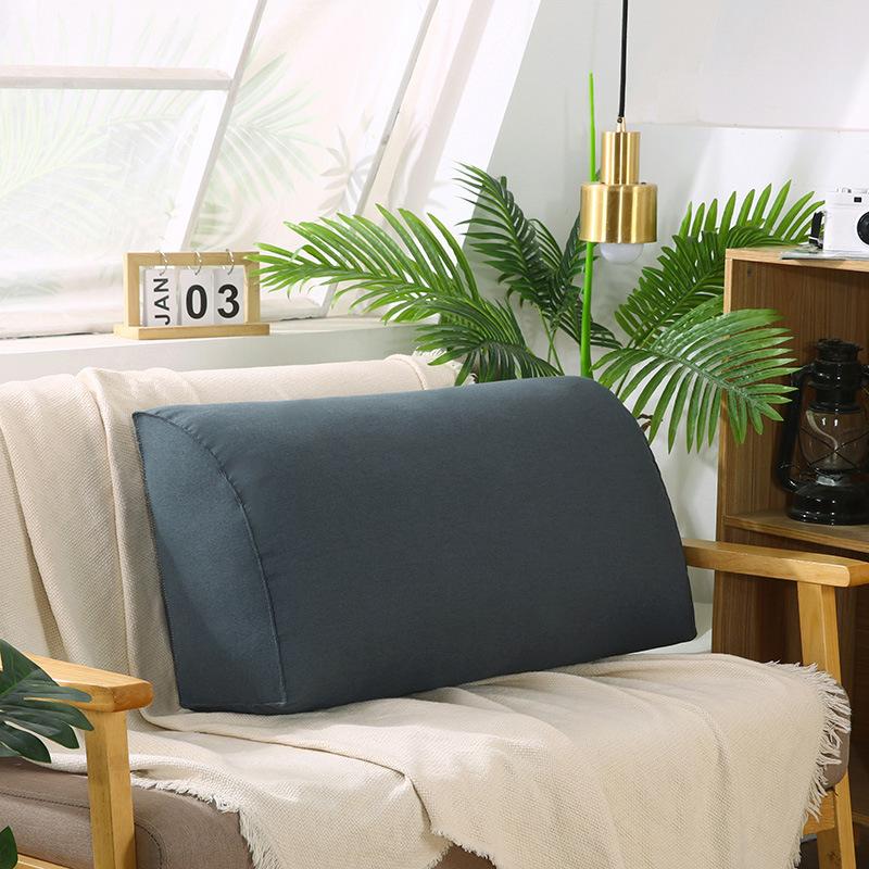 Bed Triangular Cushion Chair Bedside Living Room Single Double Trio Combination Office Chair Reading Pillow Household Decor